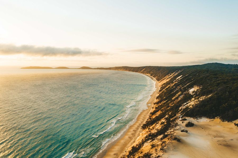 Sailing Whitsundays Hero Image For Carlo Sand Blow, Rainbow Beach