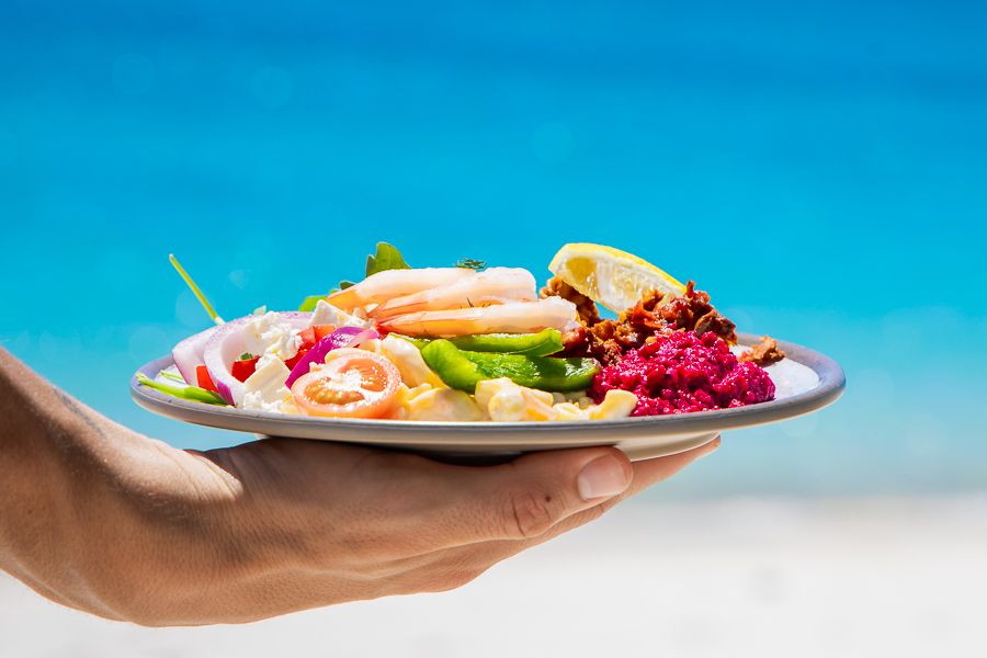 Food platter in the Whitsundays Food platter from an overnight boat in the Whitsundays