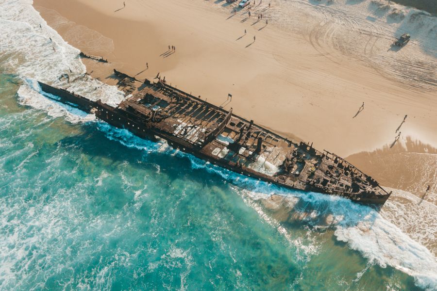 S.S. Maheno Shipwreck Fraser Island