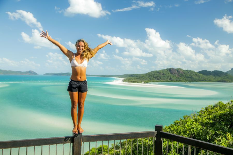 Girl Hill Inlet Lookout Whitehaven Beach Whitsundays Australia