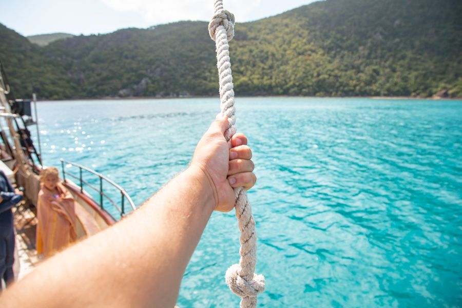 Solway Lass Rope Swing Whitsundays 