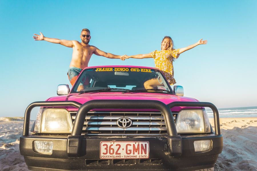 Fraser Island Fraser Dingo 4WD hire 