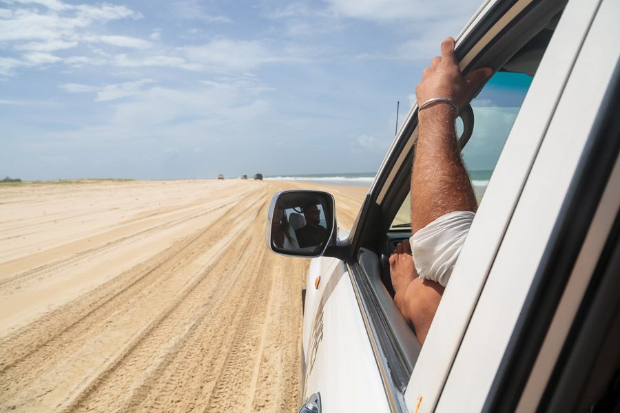 4Wd down the sand highway 