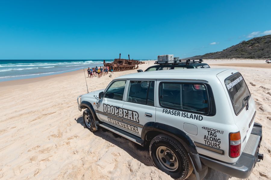 4wd, fraser island