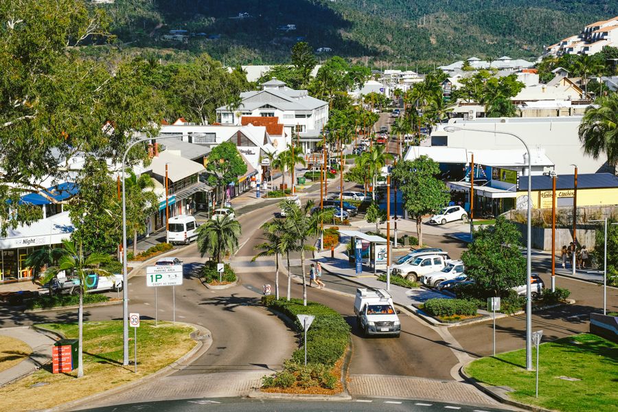 Airlie Beach main street 