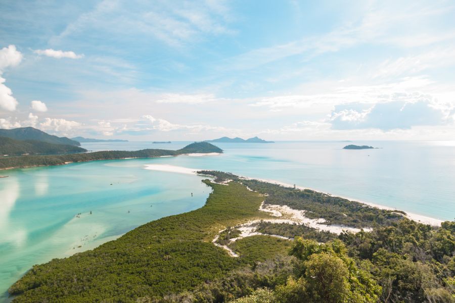 View from Hill Inlet, Whitehaven Beach, Whitsundays