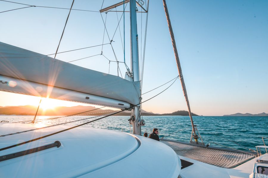 On Ice Sailing Catamaran in the Whitsundays, Overnight tour