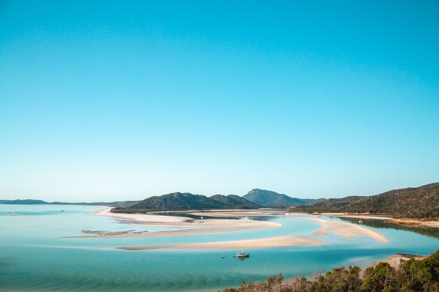 Hill Inlet Lookout Swirling Sands Whitsunday Islands 