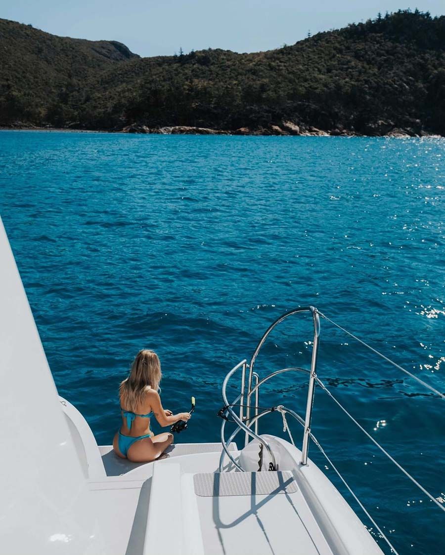 Instagram Whitsunday Islands Girl Snorkelling, Whitehaven Beach