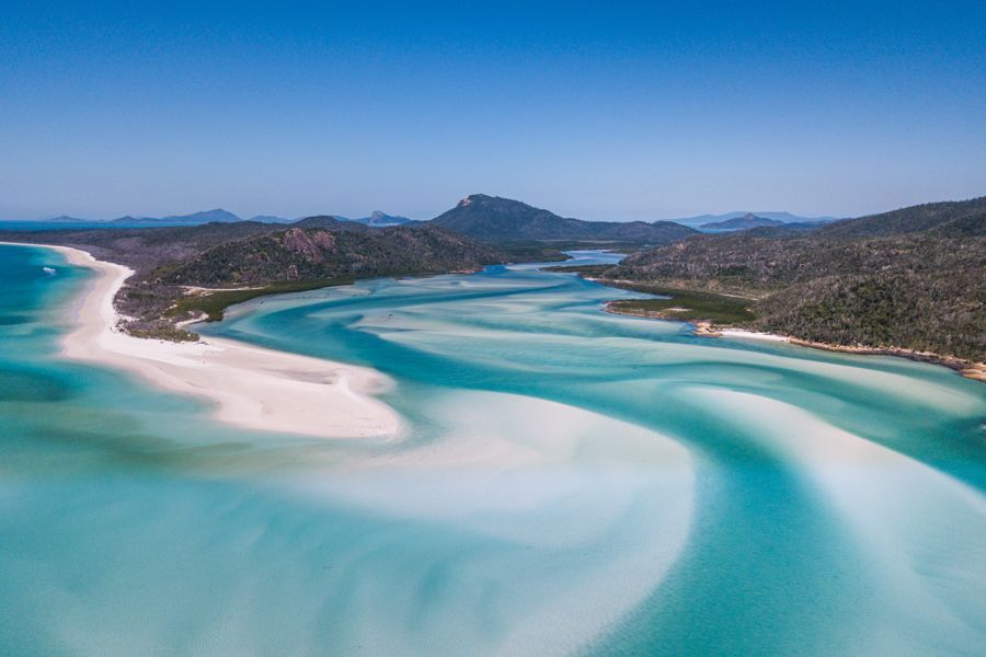 Whitsunday Island Hill Inlet Swirling Sands Lookout 