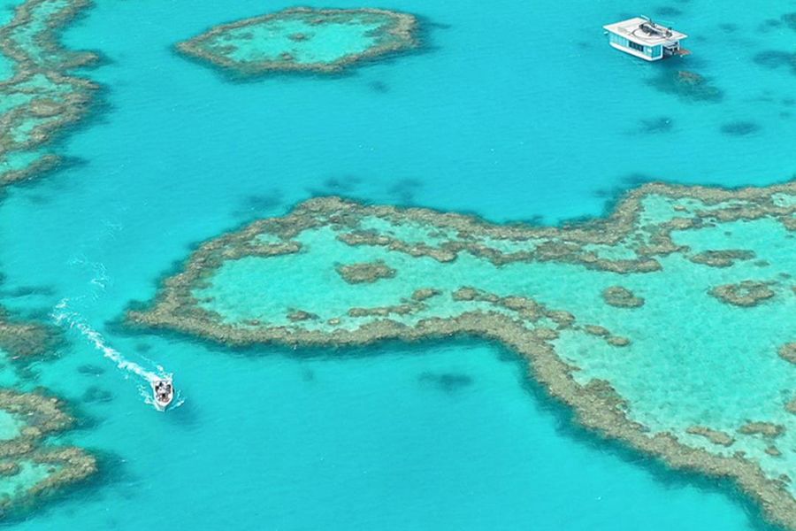 @adamrikys instagram influencer GSL Heart Reef Scenic Flight 