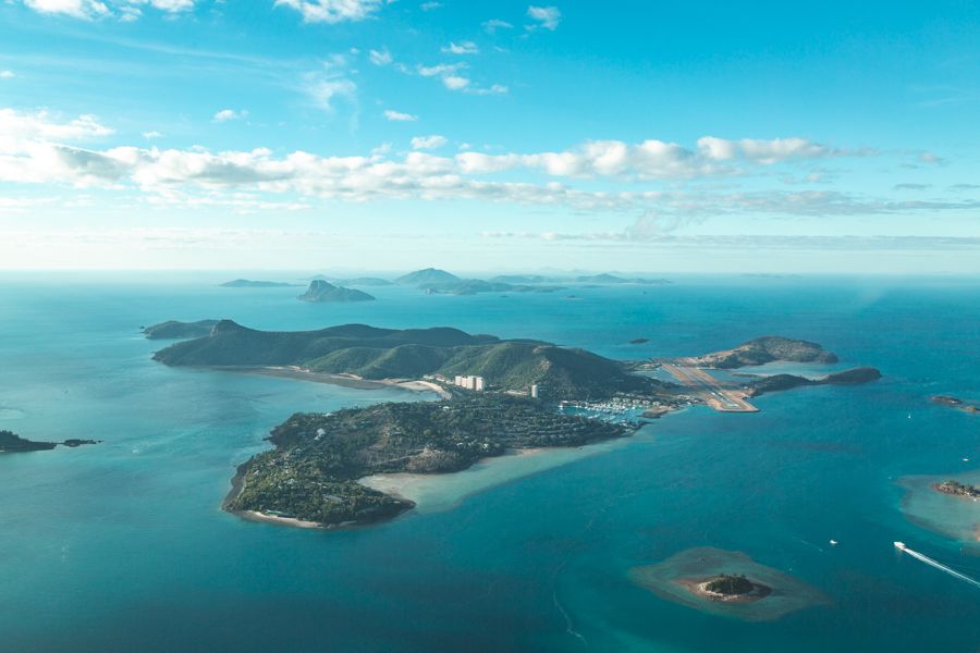 Hamilton Island famous in the Whitsundays tourist hub luxury resorts