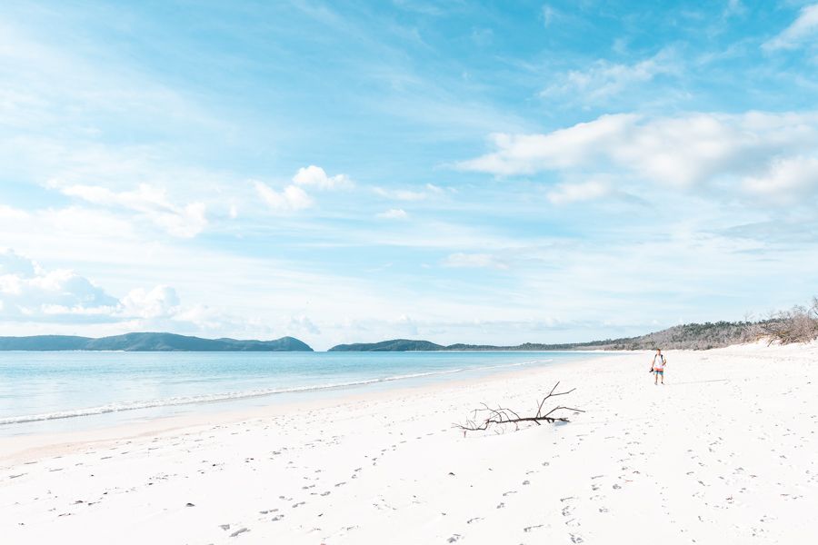 Famous Whitehaven sands silica Whitsunday Island 