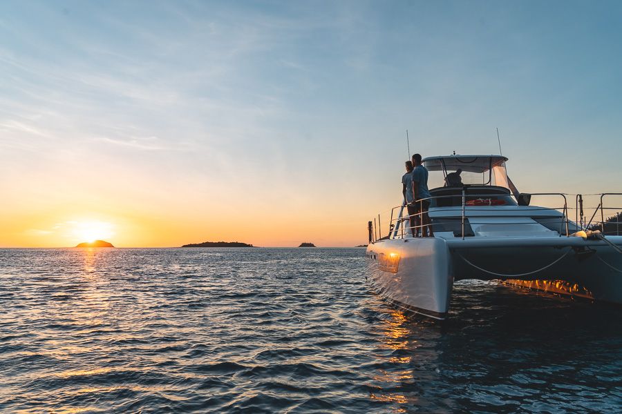 Whitsunday Sunset Powerplay influencer backdrop magic 