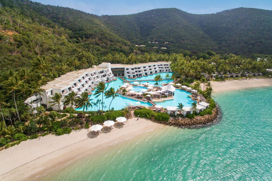 Hayman Island resort with pool and hotel