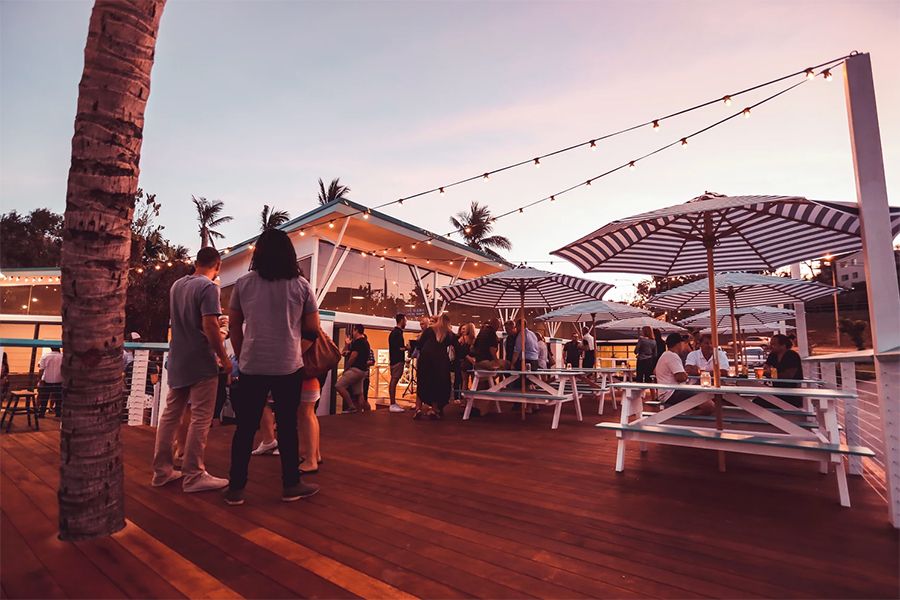 Boatys outdoor area, Airlie Beach