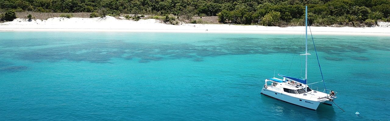 Whitsunday Adventurer at Chalkies Beach Whitsundays