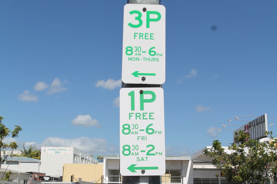 Free Parking Signs in Cairns