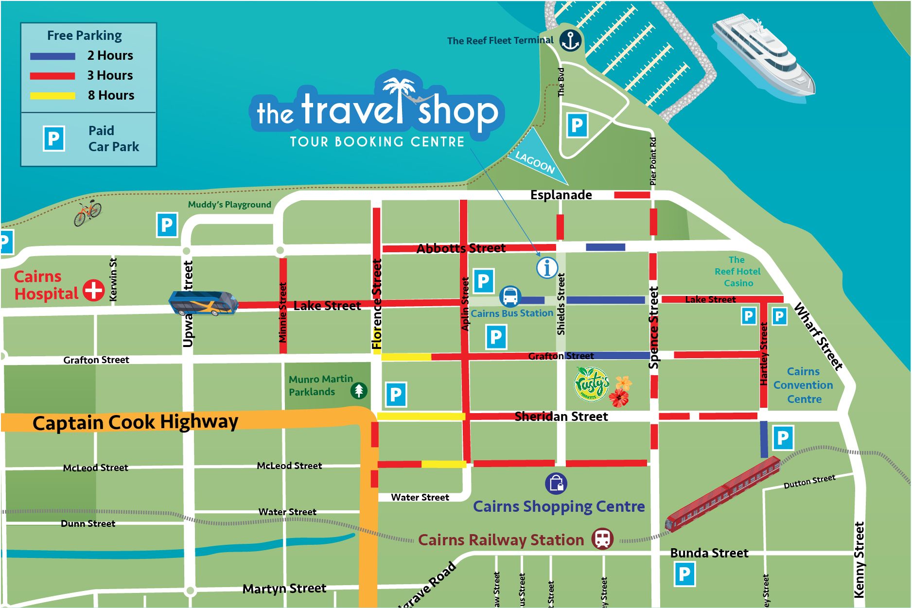 Car Parking Map of Cairns