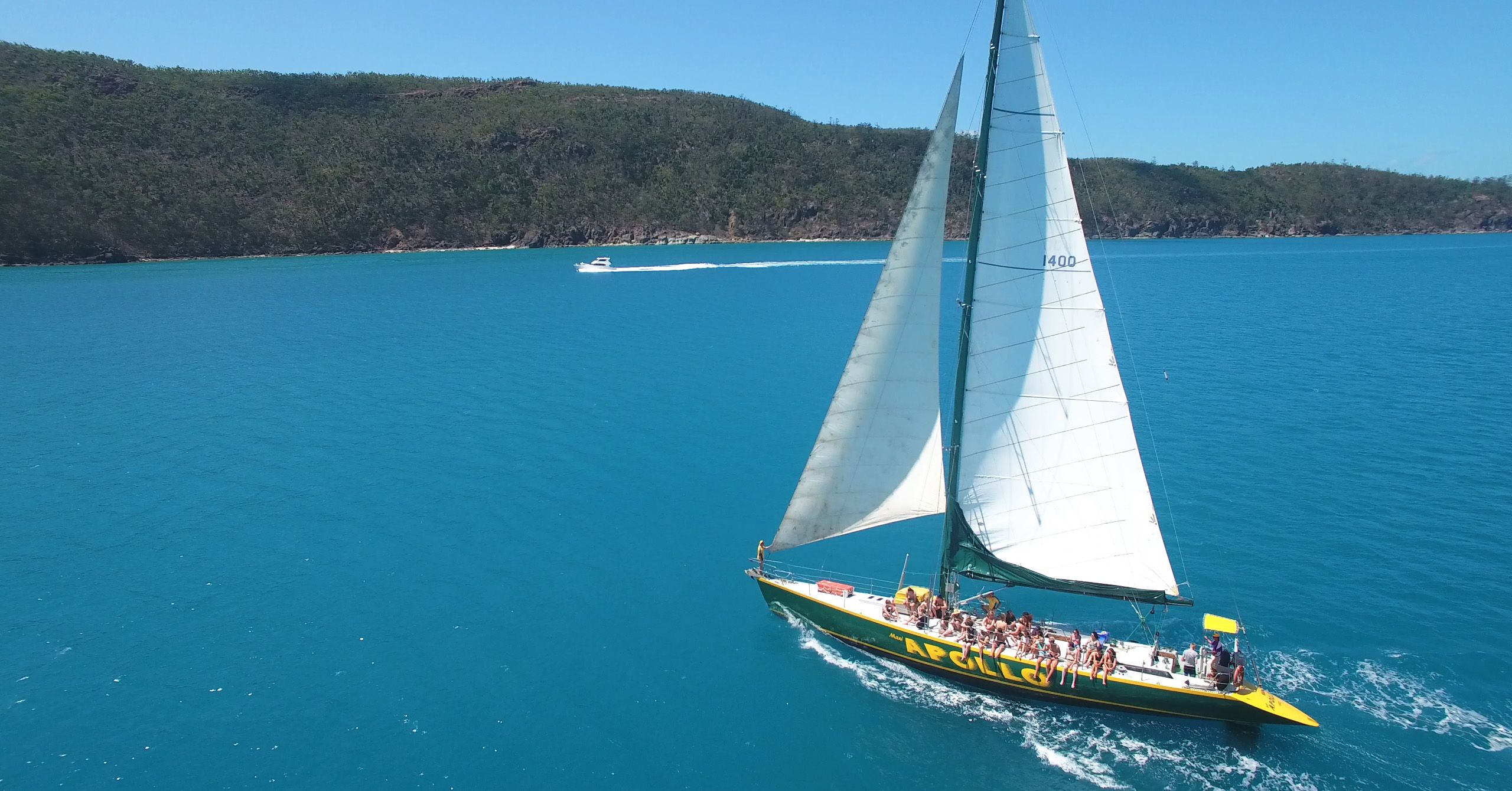 Apollo sailboat on the water