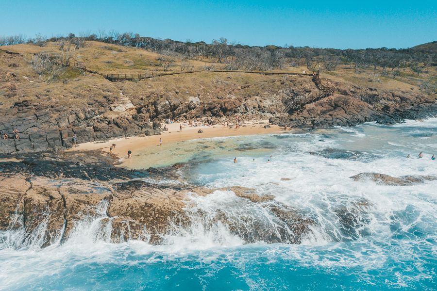 rock pools by the ocean