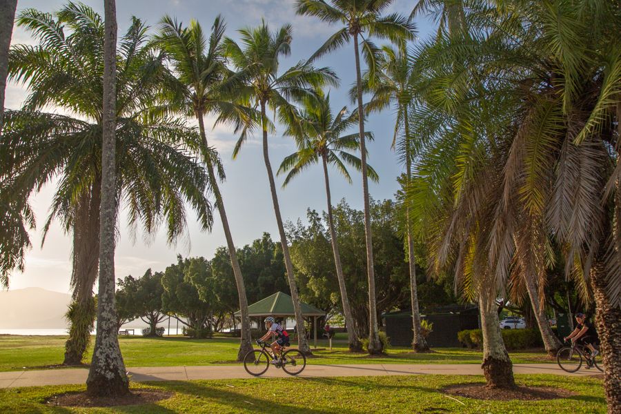 Cairns Esplanade at Sunset