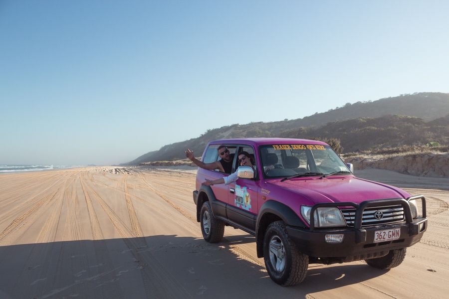 driving 4wd on beach