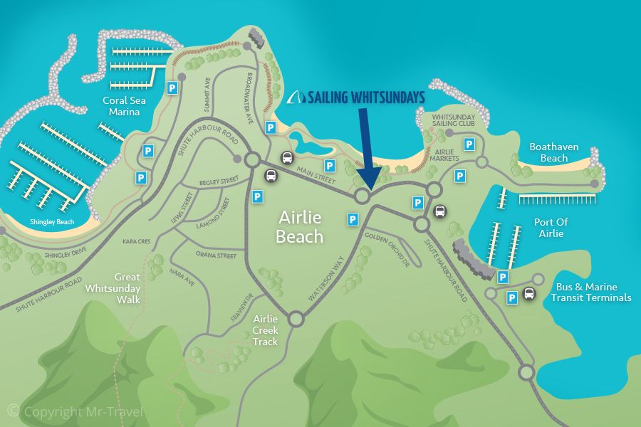 Airlie Beach map