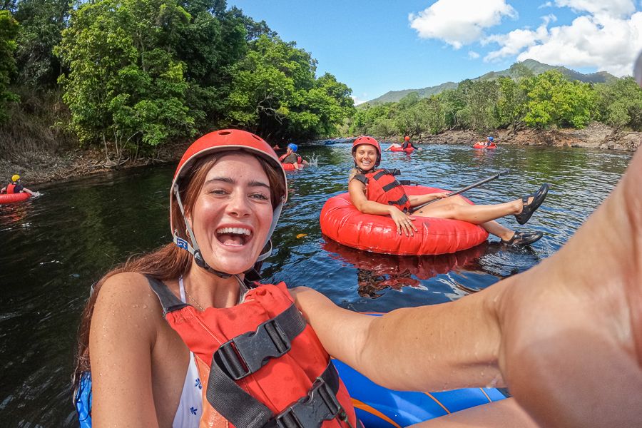 white water tubing