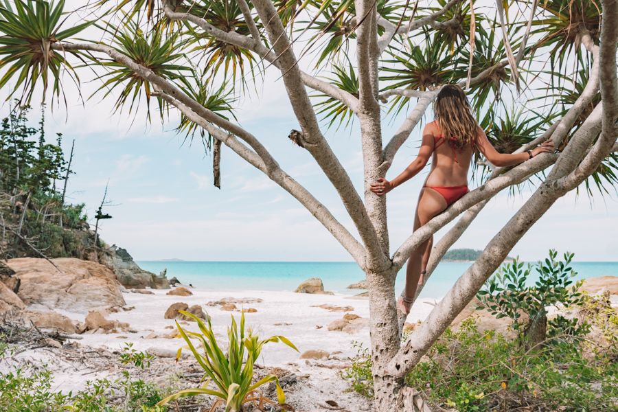 Exploring Whitehaven Beach