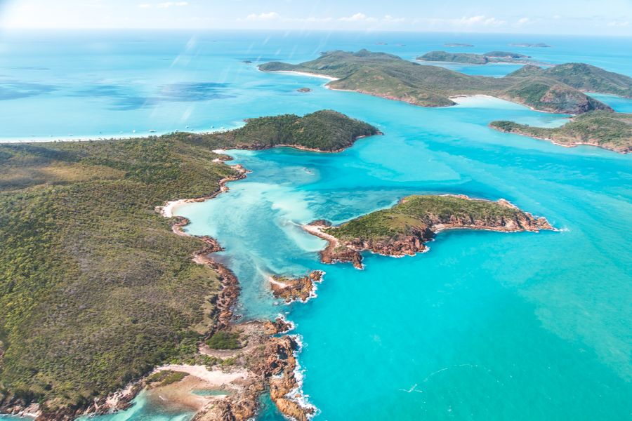 View of Whitsunday Islands From Seaplane