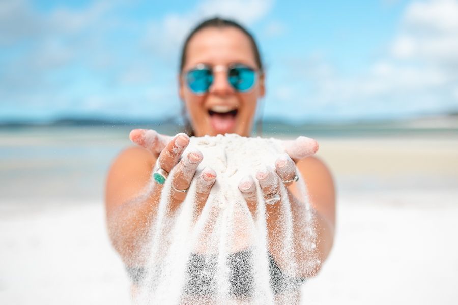 Whitehaven Beach sand