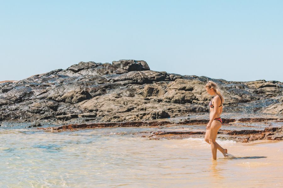 girl on the beach