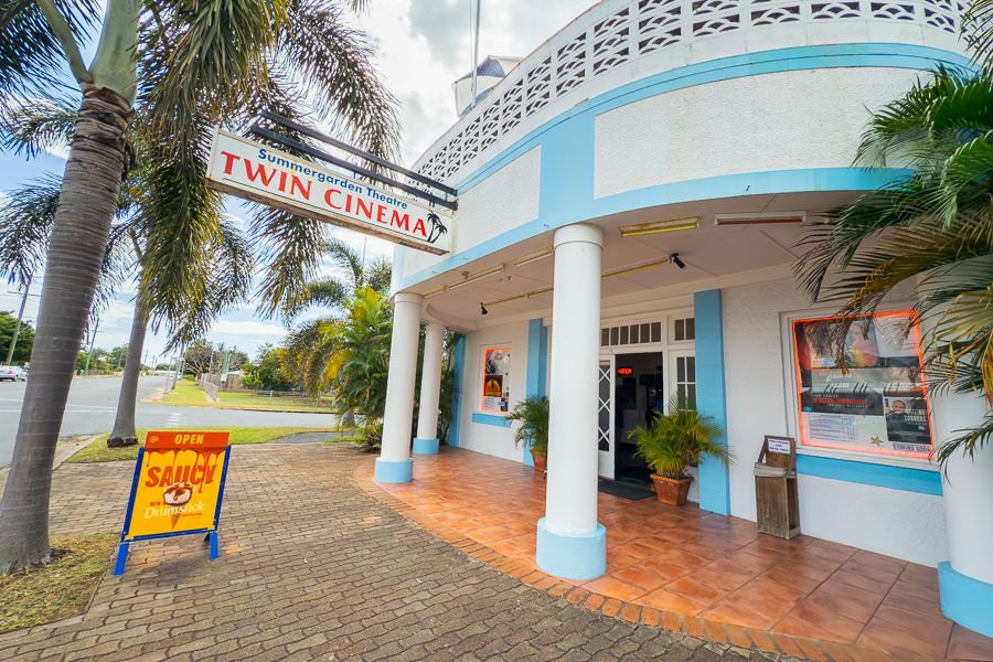 outside the bowen cinema in the whitsundays