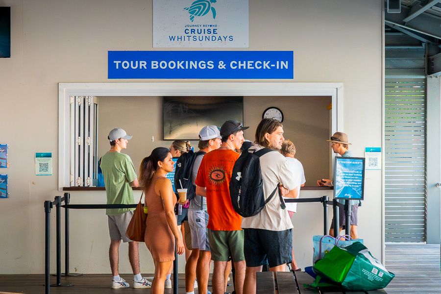 cruise whitsundays ferry check in hamilton island