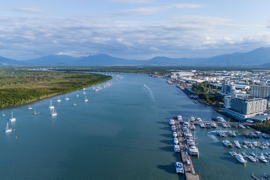Cairns Marina cairns marina and nearby waterways australia