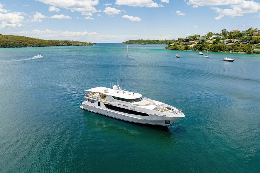 Evolution Superyacht evolution superyacht sailing in the whitsundays