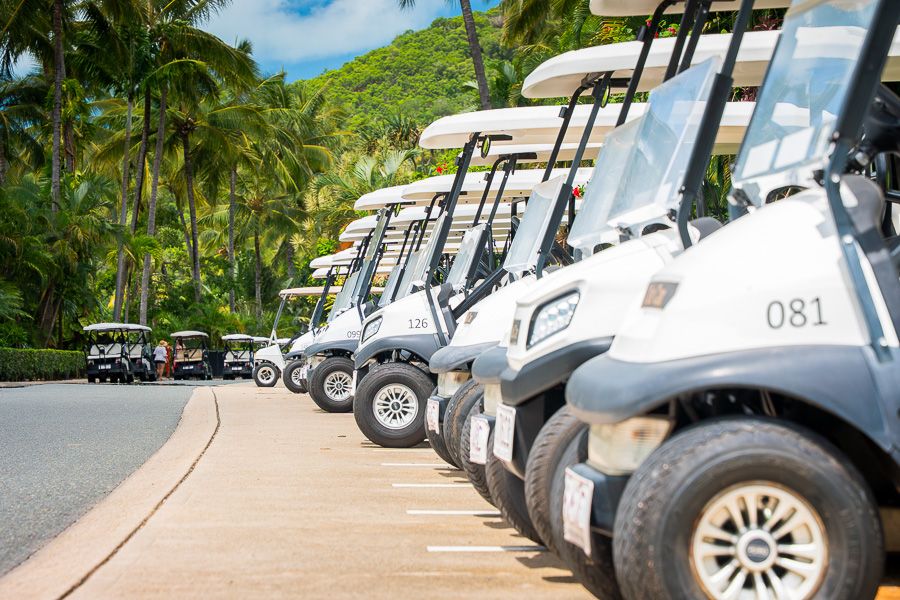 close up of buggys on hamilton island