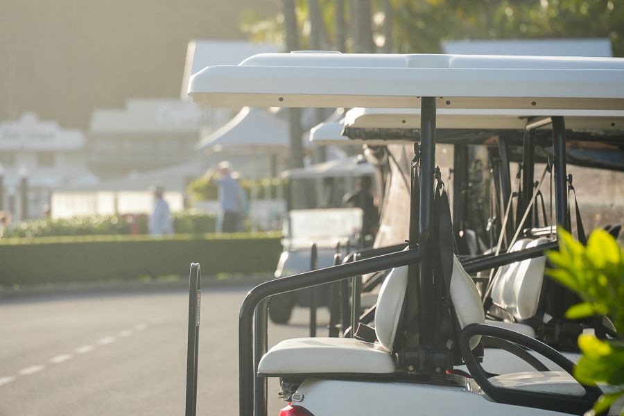 close up of buggy on hamilton island whitsundays
