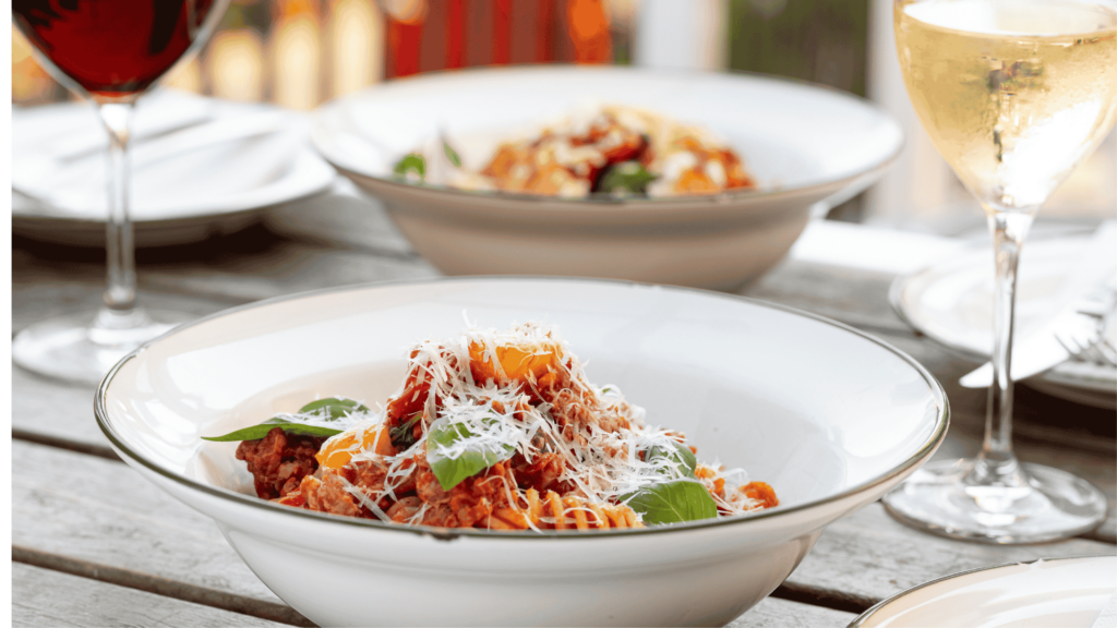 club whitsunday pasta meal