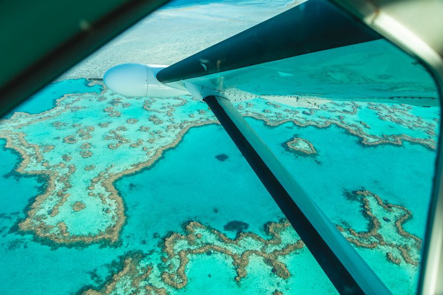Sailing Whitsundays Hero Image For Heart Reef, Whitsundays