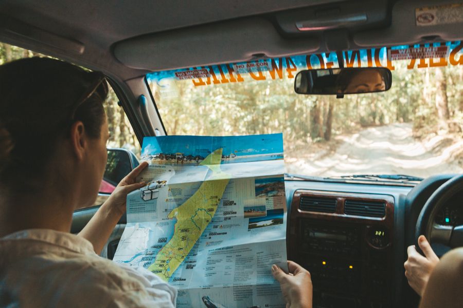 Navigating Fraser Island By Map