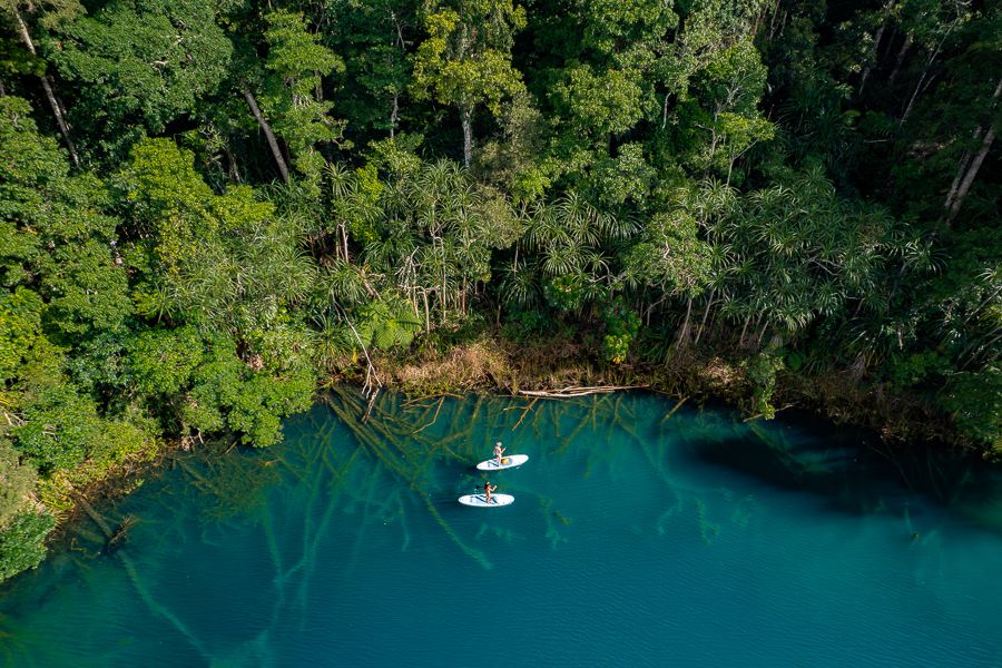 Lake Eacham paddleboard